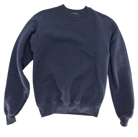 Champion Mens Blue Pullover Sweatshirt Size S - Picture 6 of 8
